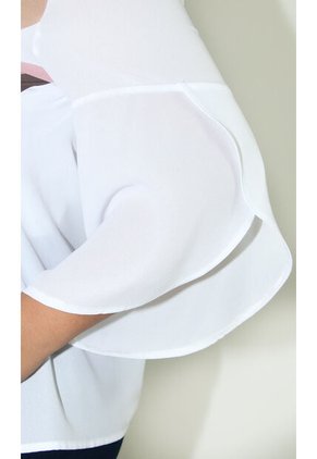 Blusa Para Mujer. Manga 3/4 Rosado Marca L&H