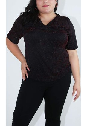 Camiseta Para Mujer. Manga Corta Rojo Marca L&H