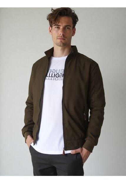 Chaqueta Para Hombre Cafe Marca L&H