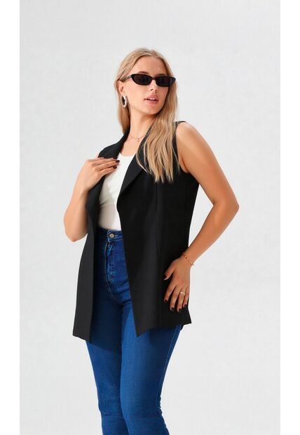 Chaleco Para Mujer Negro Marca L&H Ref. 4V425037