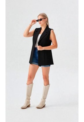 Chaleco Para Mujer Negro Marca L&H Ref. 4V425037