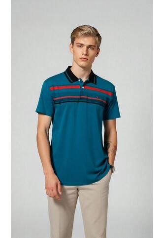 Polo Para Hombre Verde Marca L&H Ref. 4K121002 L&H