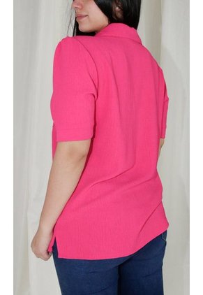Blusa Para Mujer Manga Corta Fucsia Marca L&H