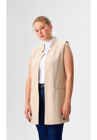 Chaleco Para Mujer. Beige Marca L&H Ref. 4V625010 L&H