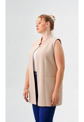 Chaleco Para Mujer. Beige Marca L&H Ref. 4V625010