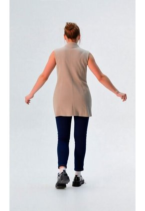 Chaleco Para Mujer. Beige Marca L&H Ref. 4V625010