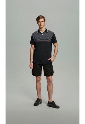 Polo Para Hombre Negro Marca L&H Ref. 4K109112