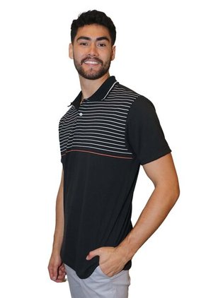 Polo Para Hombre Negro Marca L&H Ref. 4K109112