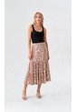Falda Para Mujer Cafe Marca L&H Ref. 2J414065 de L&H