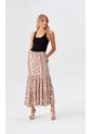 Falda Para Mujer Cafe Marca L&H Ref. 2J414065 de L&H