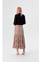 Falda Para Mujer Cafe Marca L&H Ref. 2J414065 de L&H