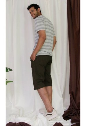 Bermuda Para Hombre Verde Marca L&H Ref. 1Ab110001