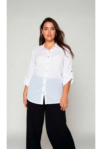 Blusa Para Mujer Manga 3/4 Crudo Marca L&H Ref. 1F412617