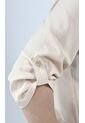 Blusa Para Mujer Manga 3/4 Beige Marca L&H de L&H