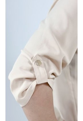Blusa Para Mujer Manga 3/4 Beige Marca L&H