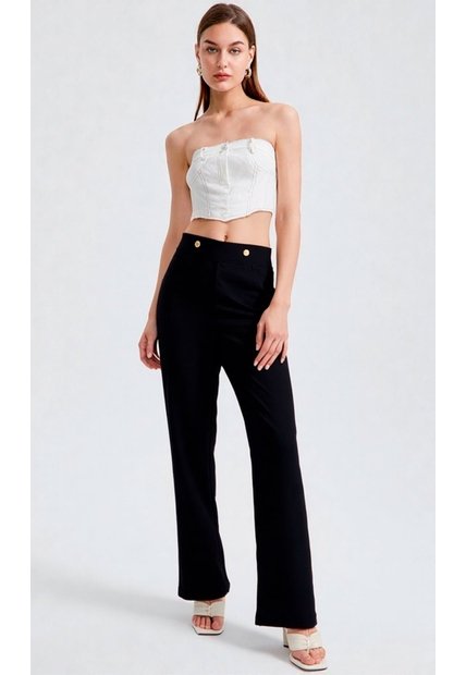 Leggins Para Mujer Negro Marca L&H Ref. 1Ak423003