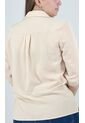 Blusa Para Mujer Manga 3/4 Beige Marca L&H de L&H