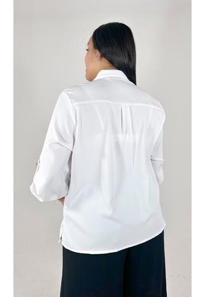 Blusa Para Mujer Manga 3/4 Crudo Marca L&H Ref. 1F412617