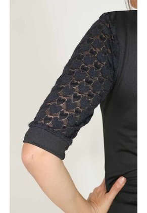 Camiseta Para Mujer Negro Marca L&H