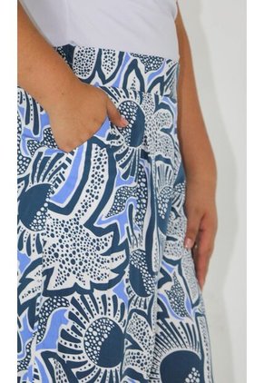 Capri Para Mujer Azul Marca L&H Ref. 2J426058