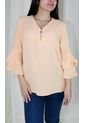 Blusa Para Mujer Manga 3/4 Coral Marca L&H de L&H