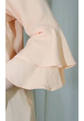 Blusa Para Mujer Manga 3/4 Coral Marca L&H