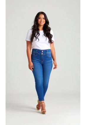 Jean Para Mujer. Azul Marca L&H Ref. 1Ab607002