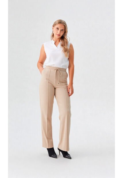 Pantalon Para Mujer Beige Marca L&H Ref. 1F407248