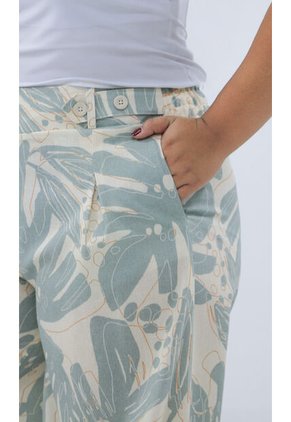 Pantalon Para Mujer Verde Marca L&H Ref. 1F407250