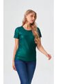 Camiseta Para Mujer Manga Corta Verde Marca L&H Ref. 1F409501 de L&H