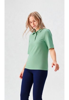 Camiseta Para Mujer Manga 3/4 Verde Marca L&H Ref. 1F409503