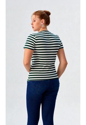 Camiseta Para Mujer Verde Marca L&H Ref. 1F409508