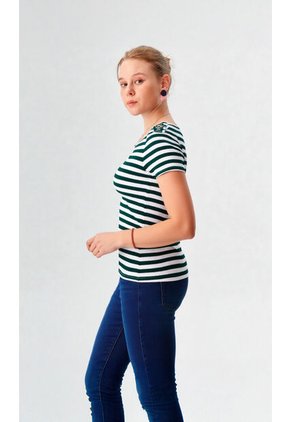 Camiseta Para Mujer Verde Marca L&H Ref. 1F409508