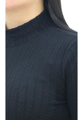 Camiseta Para Mujer Manga Larga Negro Marca L&H Ref. 1F409517