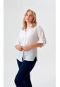 Blusa Para Mujer Manga 3/4 Blanco Marca L&H Ref. 1F412617 de L&H