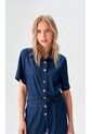 Enterizo Para Mujer Manga Corta Azul Indigo Marca L&H Ref. 2J432038 de L&H