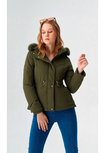 Chaqueta Para Mujer Manga Larga Verde Marca L&H Ref. 6N408015