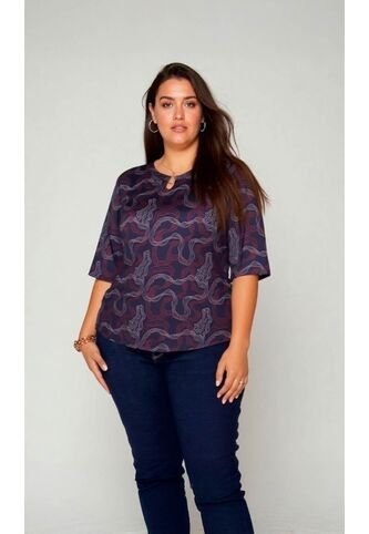 Camiseta Para Mujer. Manga Corta Azul Marca L&H Ref. 4R609049 L&H