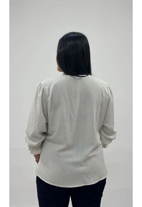 Blusa Para Mujer. Manga 3/4 Verde Marca L&H Ref. 7K612012