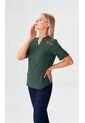 Blusa Para Mujer Manga Corta Verde Marca L&H Ref. 5P412276 de L&H