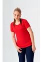 Camiseta Para Mujer Manga Corta Rojo Marca L&H Ref. 1F409515 de L&H