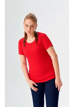 Camiseta Para Mujer Manga Corta Rojo Marca L&H Ref. 1F409515