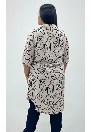 Bluson Para Mujer. Manga 3/4 Beige Marca L&H Ref. 7D624022