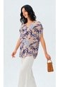 Blusa Para Mujer Manga Corta Azul Marca L&H Ref. 1F412732 de L&H