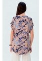 Blusa Para Mujer Manga Corta Azul Marca L&H Ref. 1F412732 de L&H