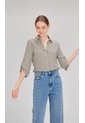 Blusa Para Mujer Manga 3/4 Gris Claro Marca L&H Ref. 5P412294 de L&H