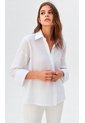 Blusa Para Mujer Manga 3/4 Blanco Marca L&H Ref. 2J412276 de L&H
