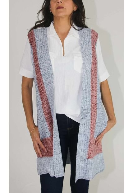 Chaleco Para Mujer Azul Marca L&H