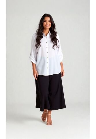 Blusa Para Mujer. Manga 3/4 Blanco Marca L&H Ref. 1F612223 L&H