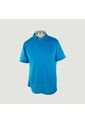 Camiseta Para Hombre Manga Corta Azul Turquesa Marca L&H de L&H